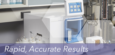 Small sample size and rapid, accurate results with minimal sample preparation are the trade mark features for these electrode-based analyzers. 