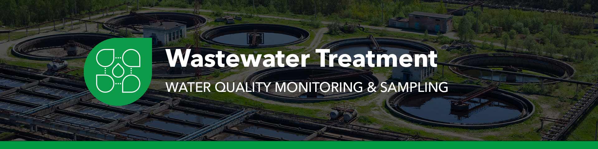 wastewater treatment water quality monitoring sampling